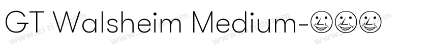 GT Walsheim Medium字体转换